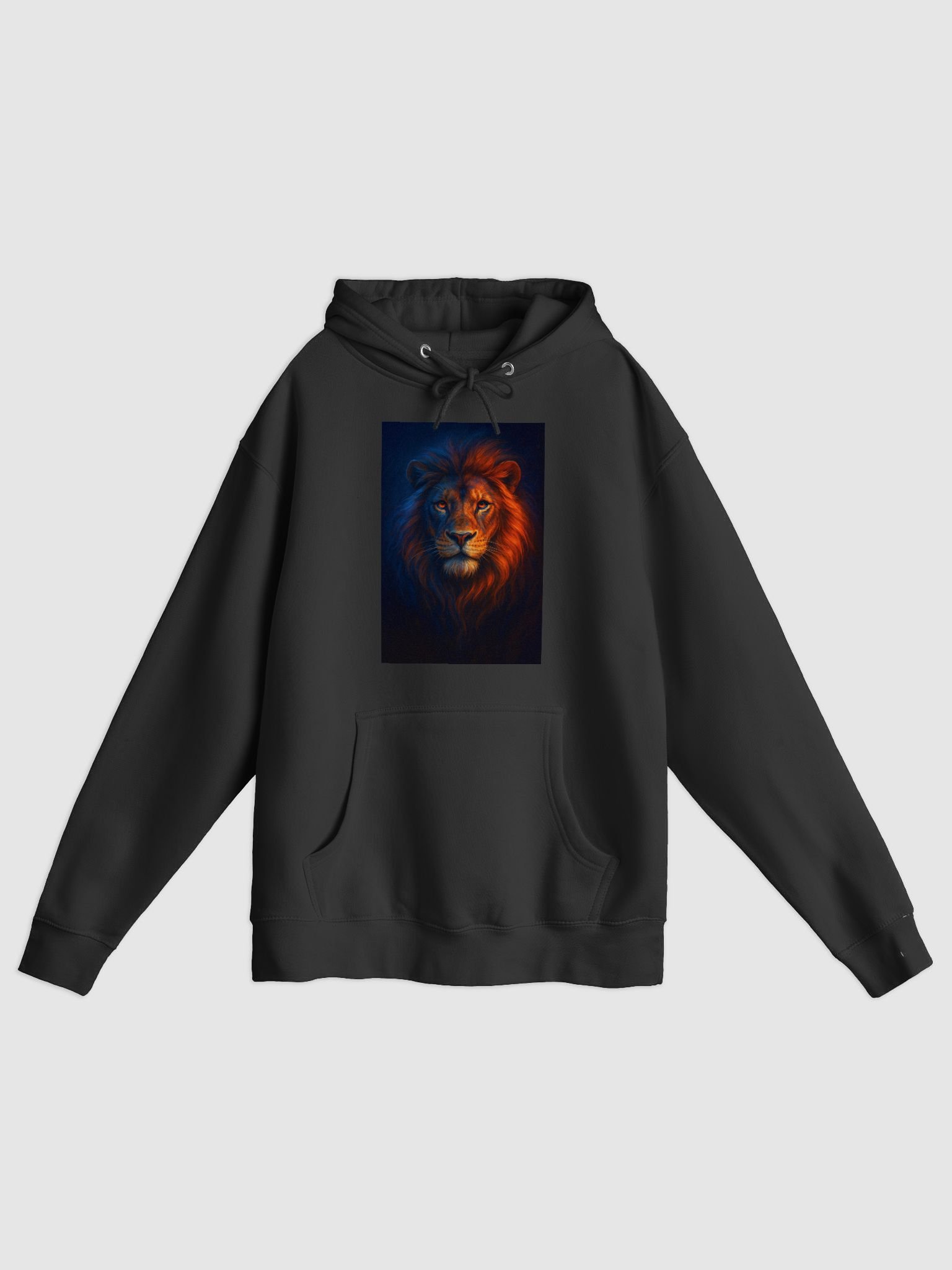 Fiery Mane Lion Unisex Hoodie product image (4)