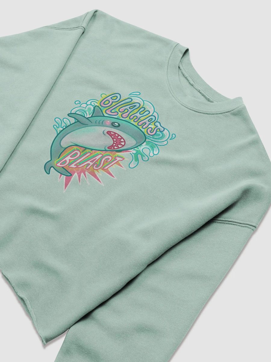 Blahaj Blast Cropped Sweater product image (13)