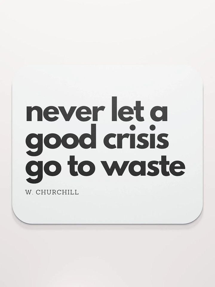 Winston Churchill Quote Mousepad product image (2)