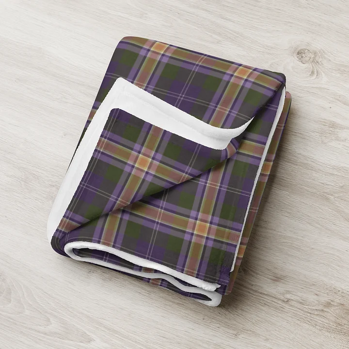 Dark FVW Tartan | Throw Blanket product image (1)