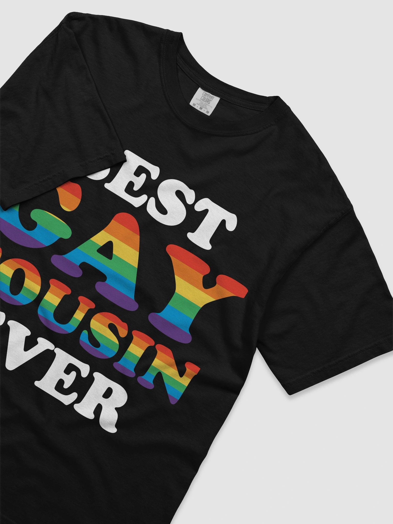 Rainbow Pride Best Gay Cousin Tee product image (12)