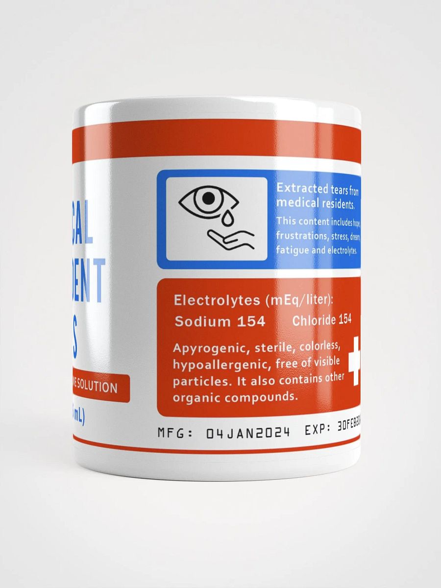 "Medical resident tears" Ceramic mug product image (4)