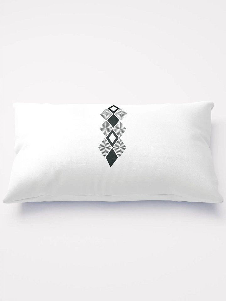 Black and white triangle design Pillow product image (1)