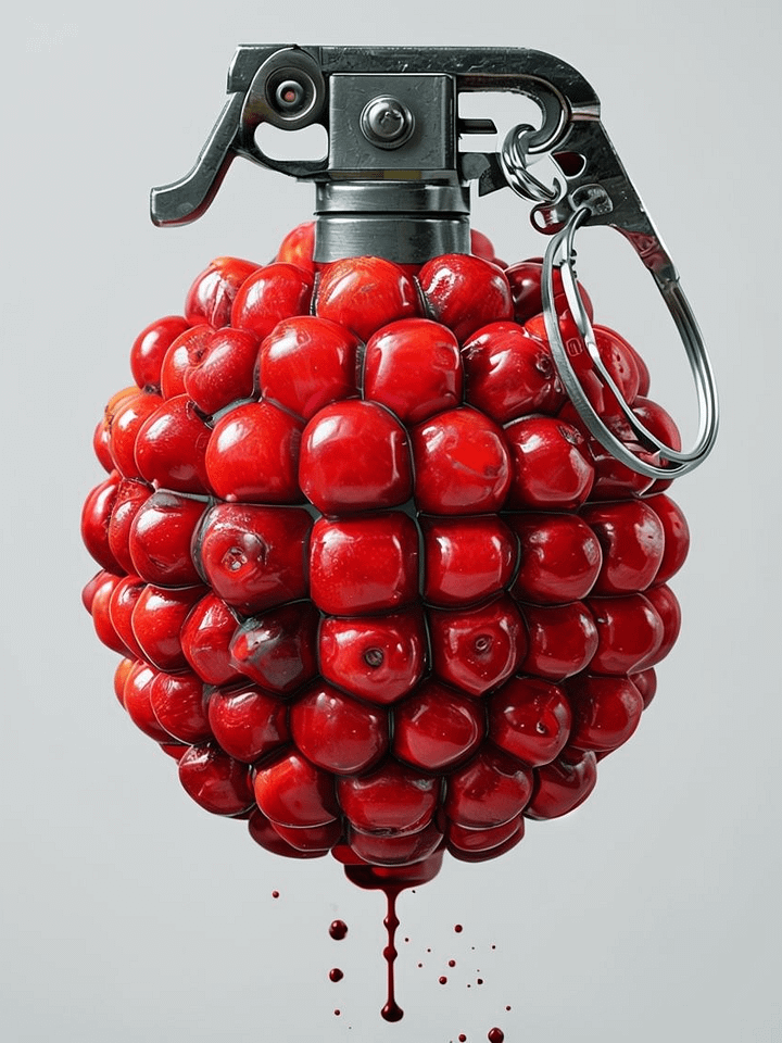 Cherry Explosion Framed Matte Poster product image (1)