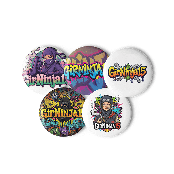 GirNinja 15 Pin Button Set product image (3)