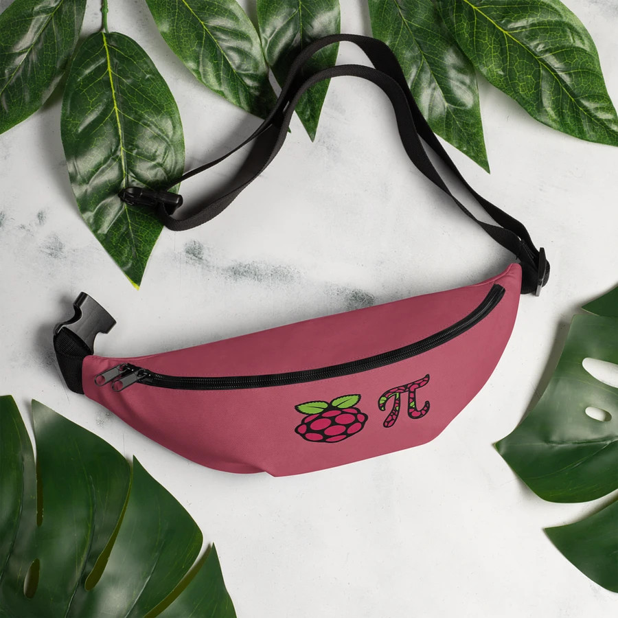 Fanny Pack with Raspberry Pi Logo and Pi Icon product image (6)