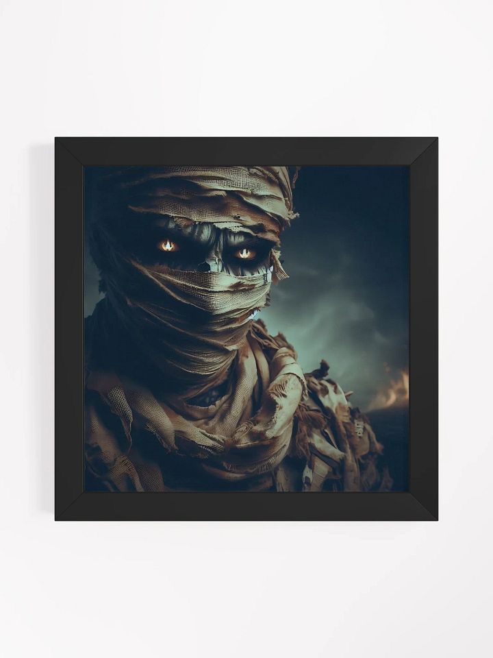 Burned Man Tribal Art - Post-Apocalyptic Warrior Portrait product image (5)