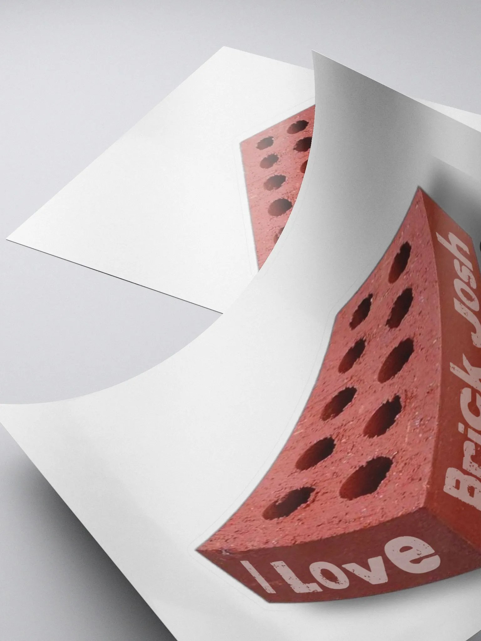 I love Brick Josh (sticker) product image (4)