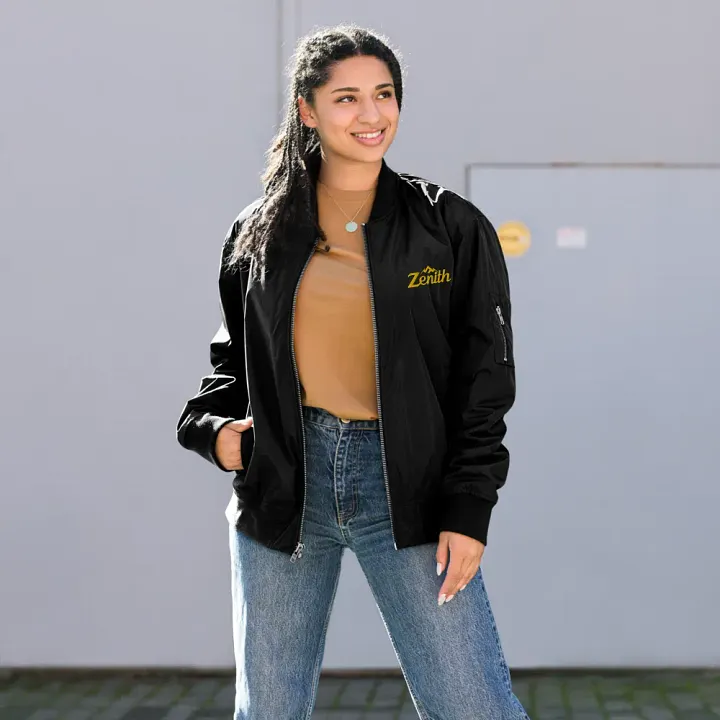 Zenith Peak Unisex Premium Bomber Jacket product image (1)