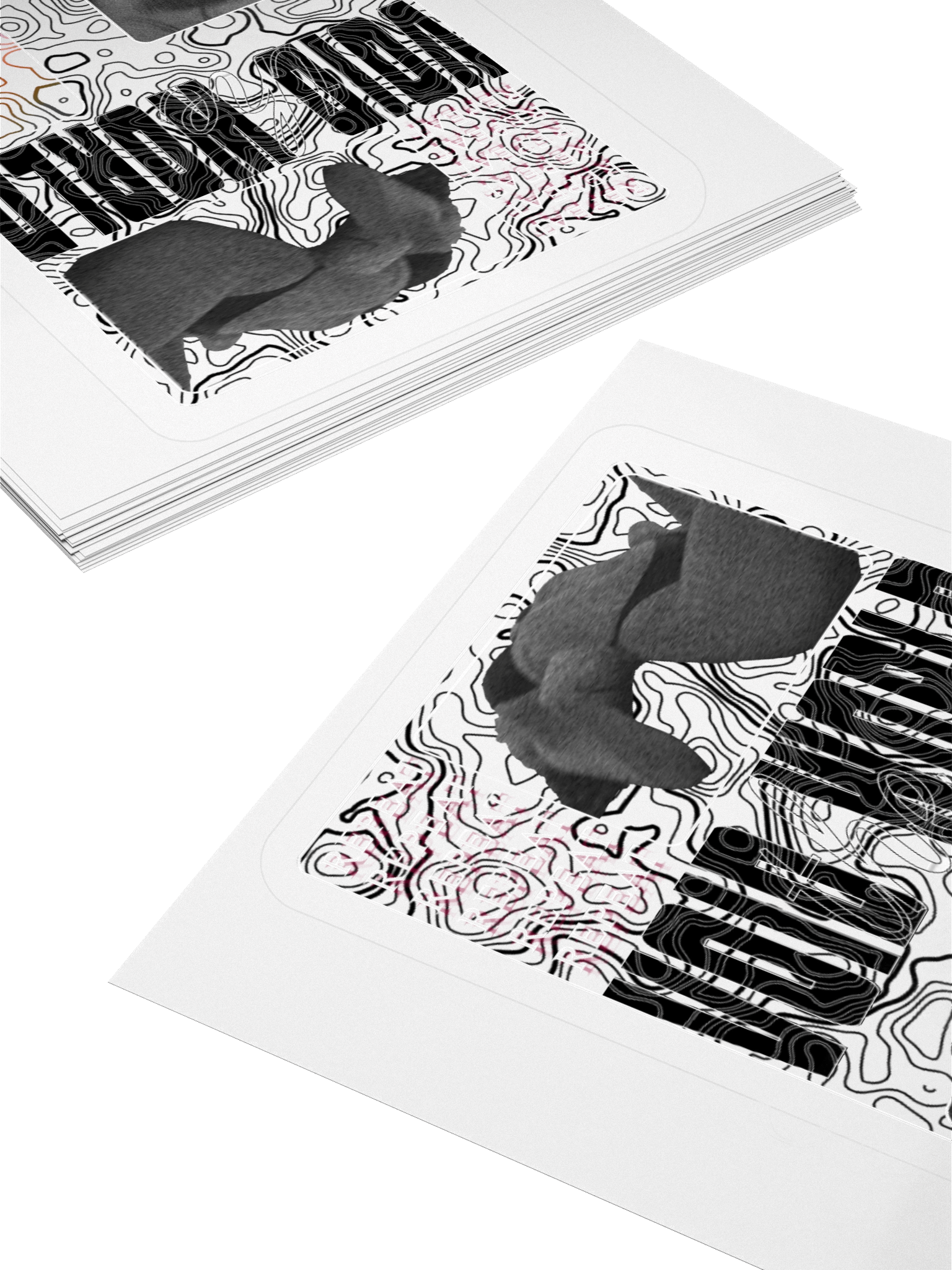 Shawty bruk she back n' bend over so, Void the World | Kiss-cut Sticker product image (4)
