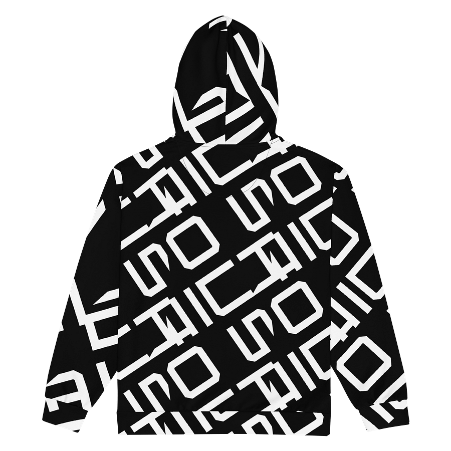 Abstract DAVEL HOUSE Logo All-Over Unisex Zipper Hoodie product image (2)