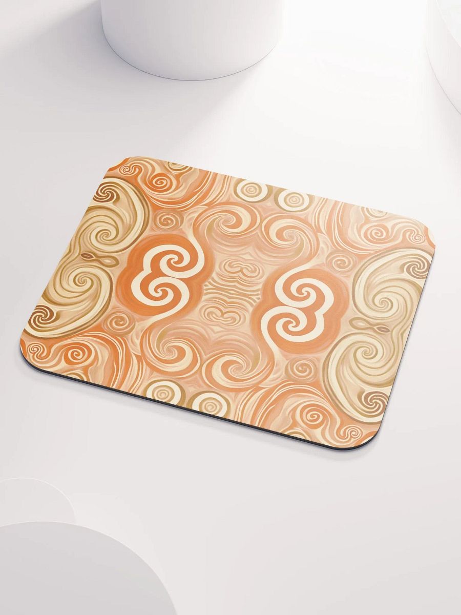 Funky Latte Liquid Tie-Dye Classic Mouse Pad product image (4)