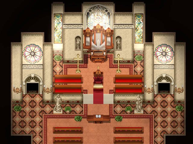 KR Holy Saints Cathedral Tileset for RPGs + Wedding product image (7)