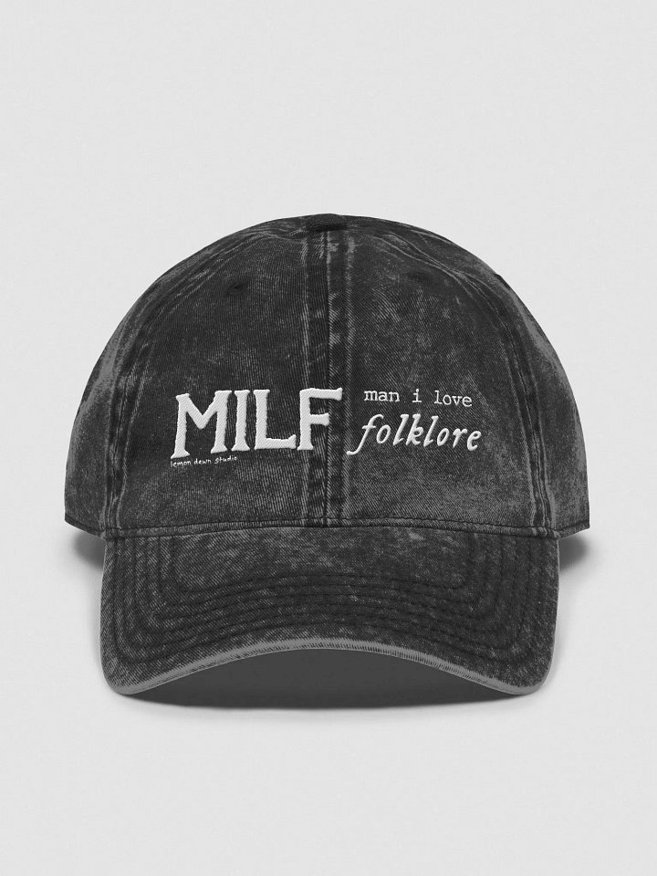 MILF - Man I Love Folklore Distressed Dad Cap product image (1)