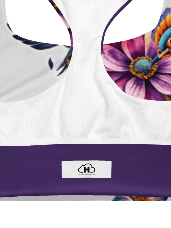 Peacock Recycled Longline Sports Bra product image (4)