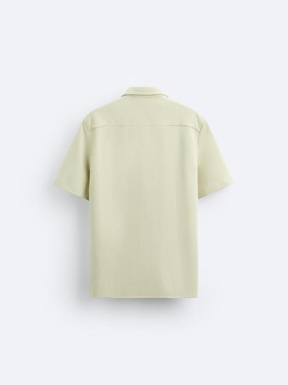 TEXTURED VISCOSE BLEND SHIRT product image (2)