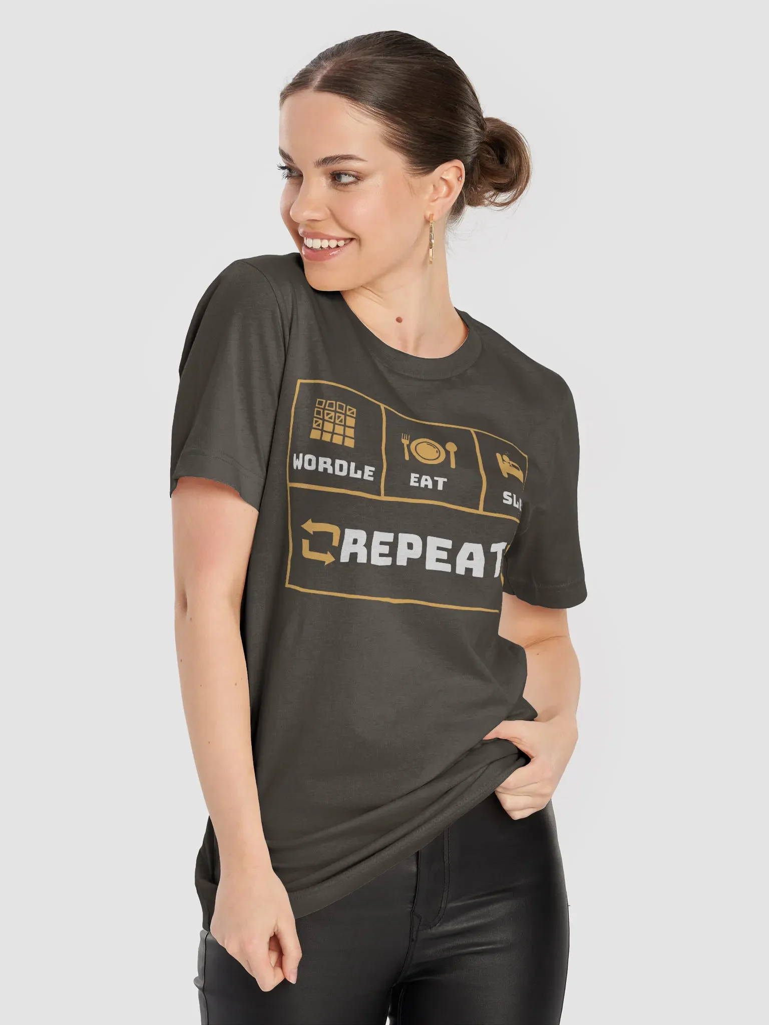 Wordle, Eat, Sleep, Repeat T-Shirt product image (5)
