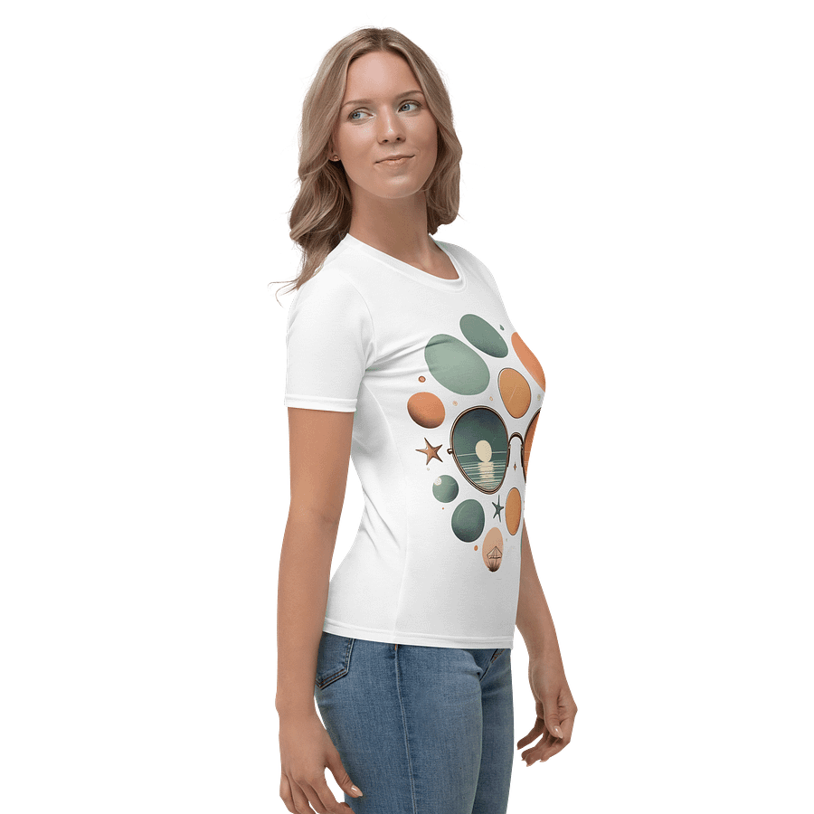 West Coast Light – Summer Sketch Aesthetic Tee product image (4)