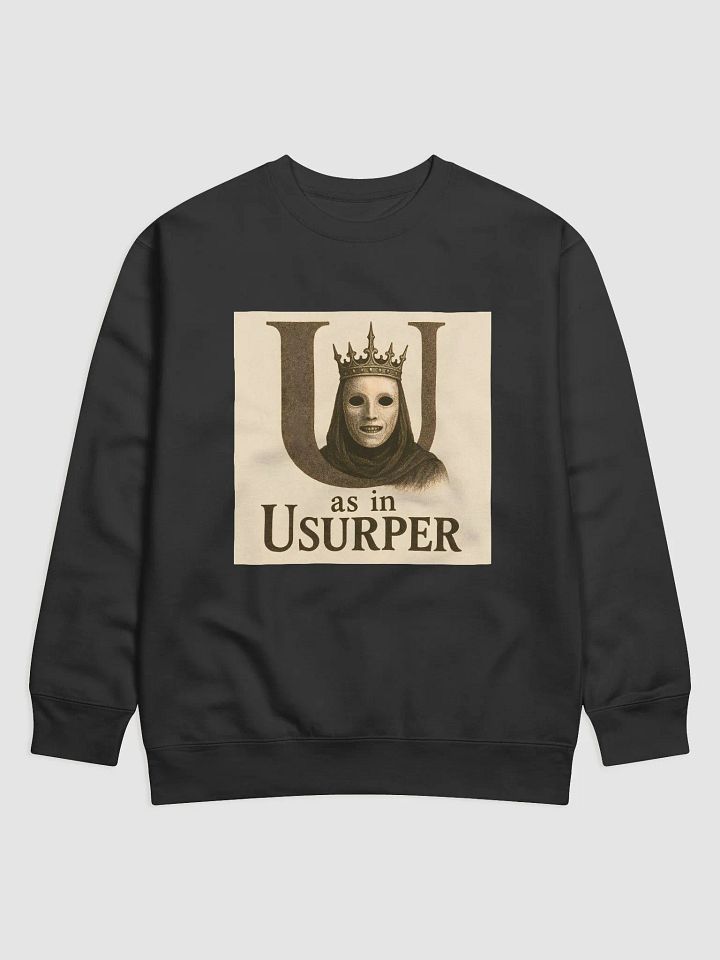 U as in usurper t-shirt product image (2)