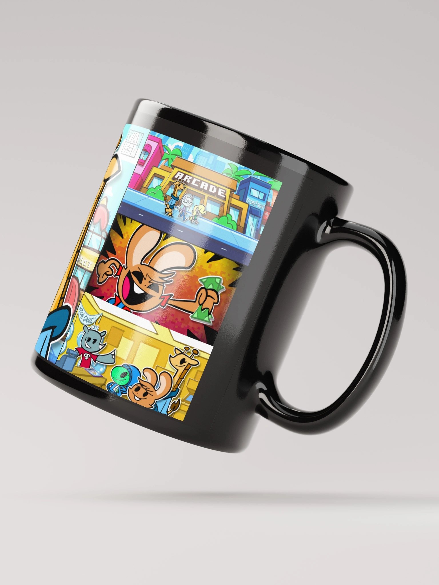 Top and RabRab - Player 3 Black Mug product image (5)