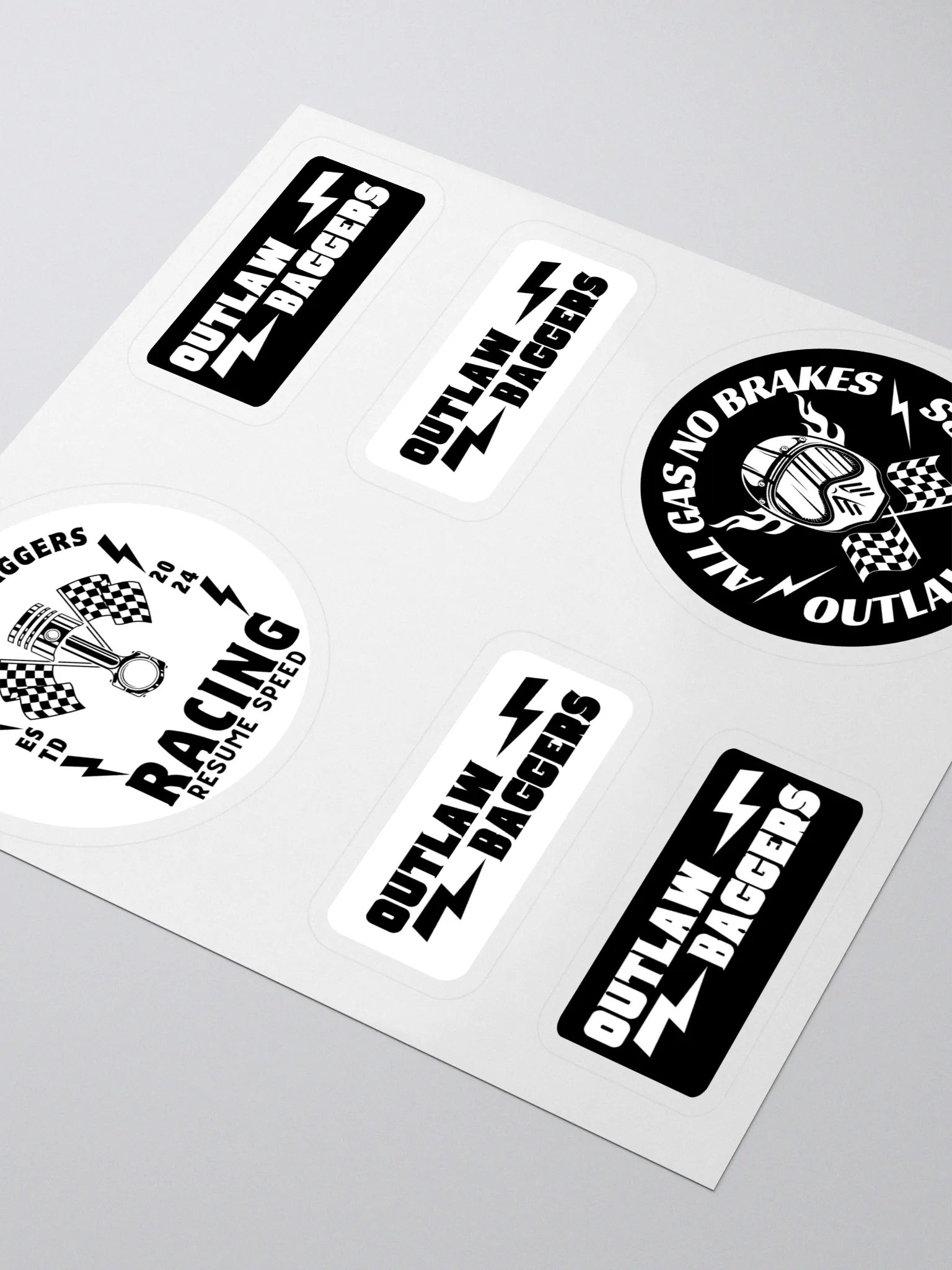 Outlaw Baggers Sticker Pack #2 product image (3)