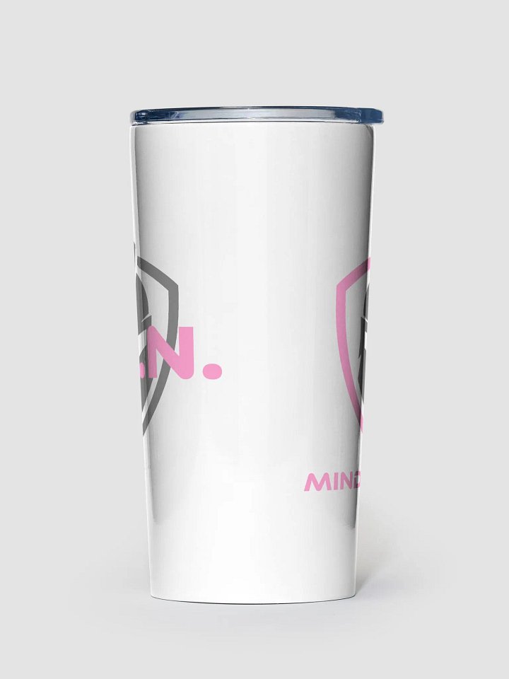 Mind Armor - 20oz Stainless Steel Tumbler - Pink Logo product image (1)