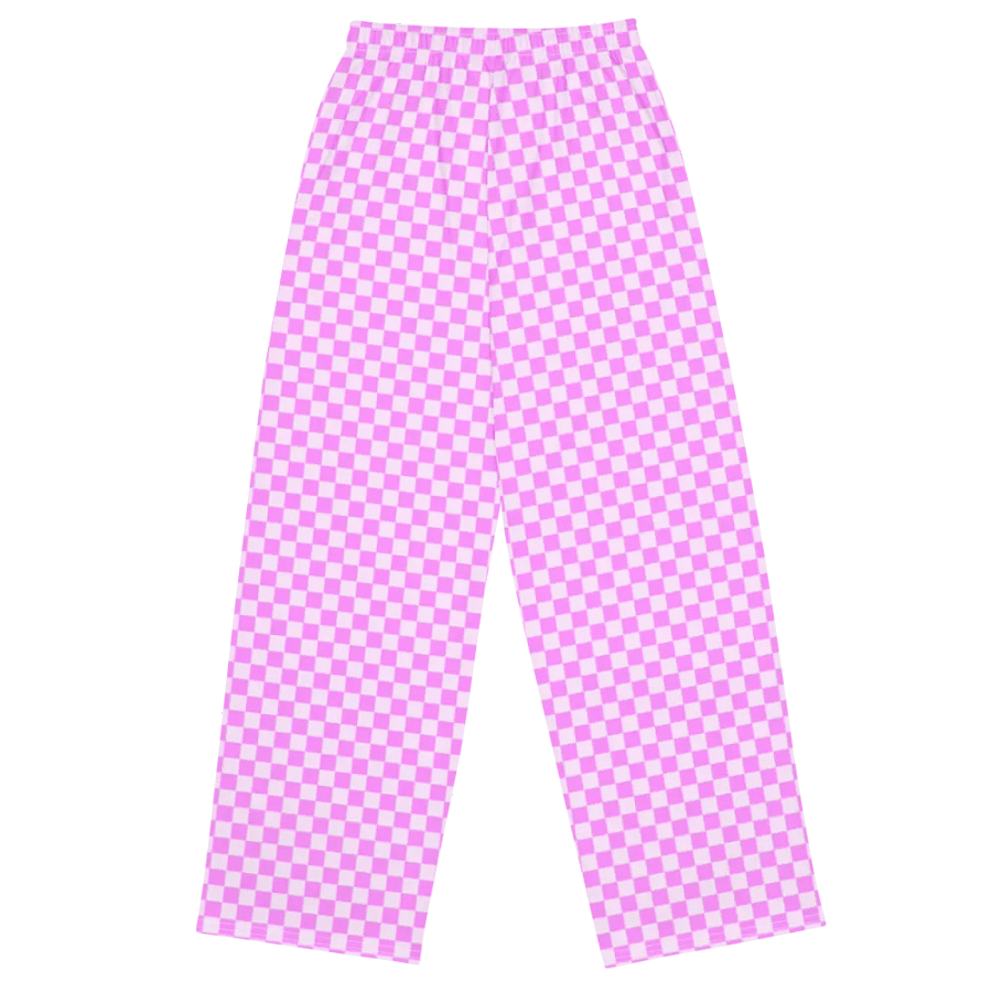Comfy Pink Checkered Pants Unisex 2XS - 6XL Sizes product image (1)