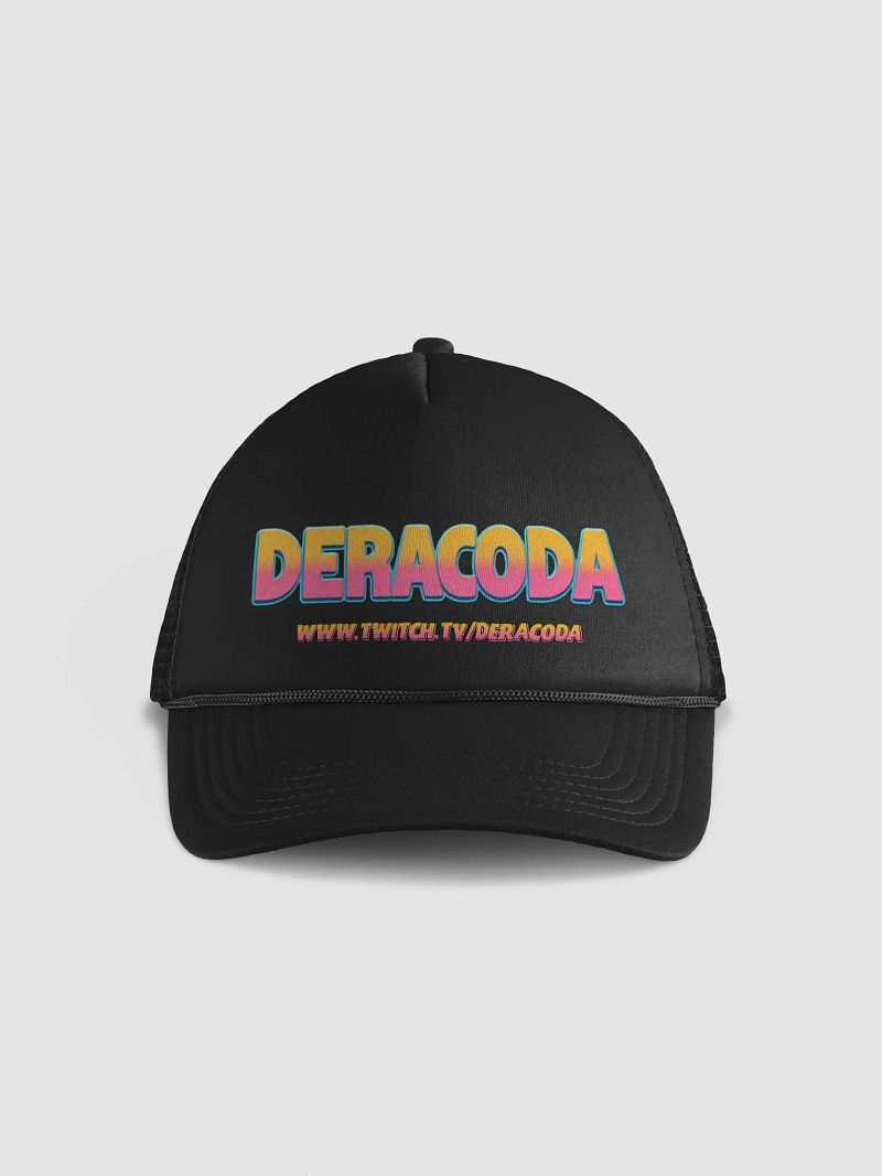 Deracoda Basic Logo Black Trucker Hat