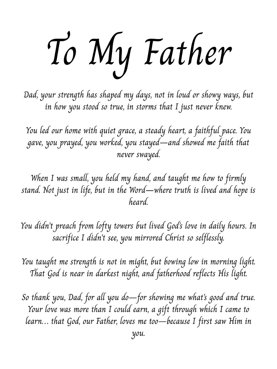 To My Father product image (2)