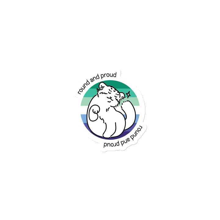 Round and Proud Manul Gay MLM Version - Magnet product image (1)