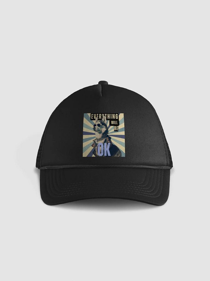 Siberian Husky Everything Will Be OK Foam Trucker Hat by Valucap product image (1)