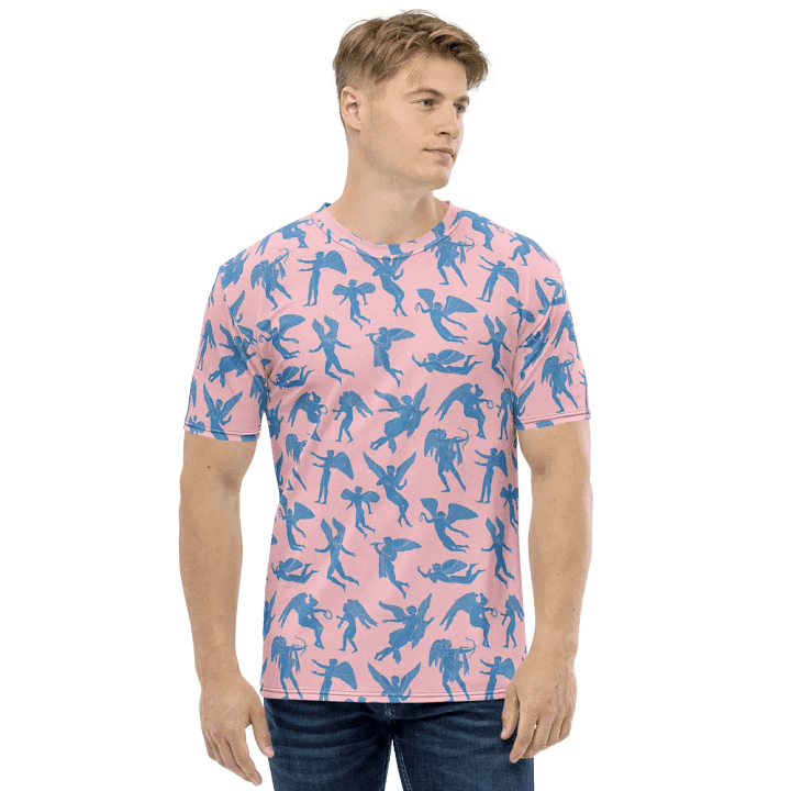 Erotes - rose and blue mens crew neck tee product image (2)
