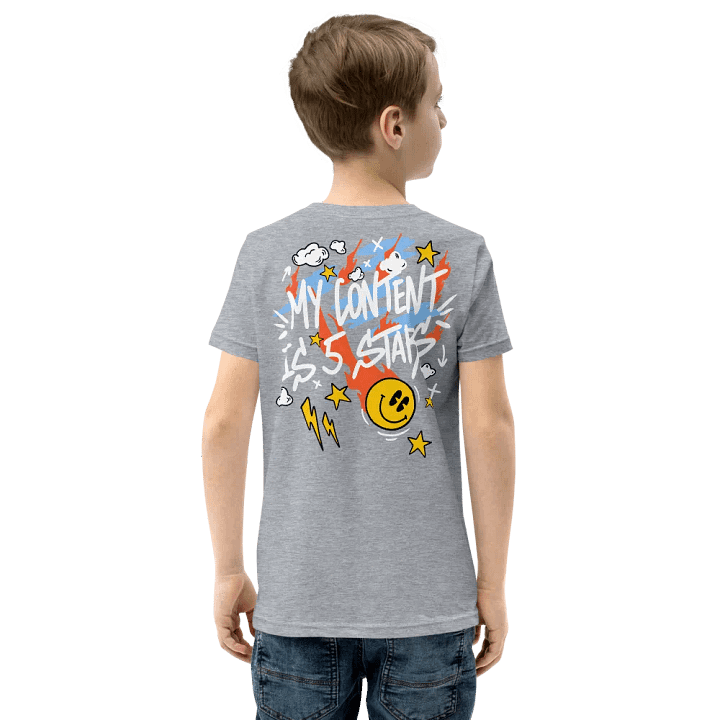 Youth 5 Star T-Shirt product image (1)