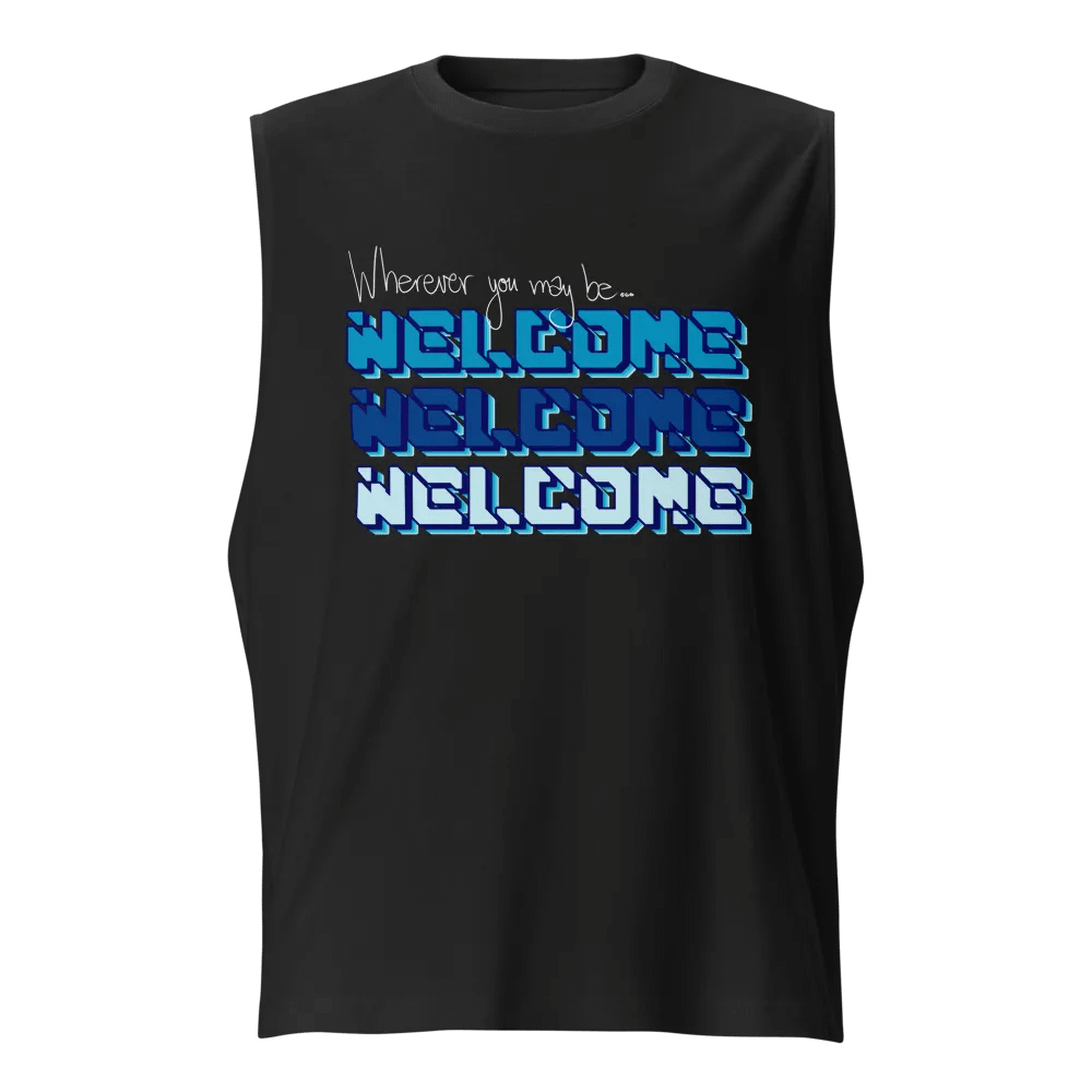 Wherever you may be...Bella+Canvas Muscle Tank (Black) product image (1)