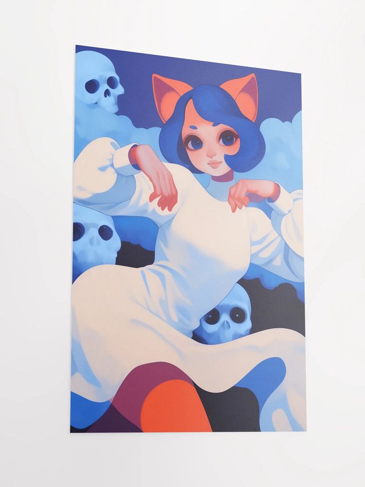Whimsical Feline Fantasy Poster product image (2)