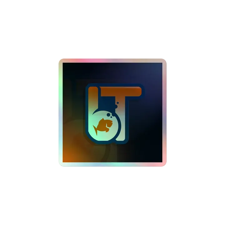 bT Holographic Sticker product image (1)