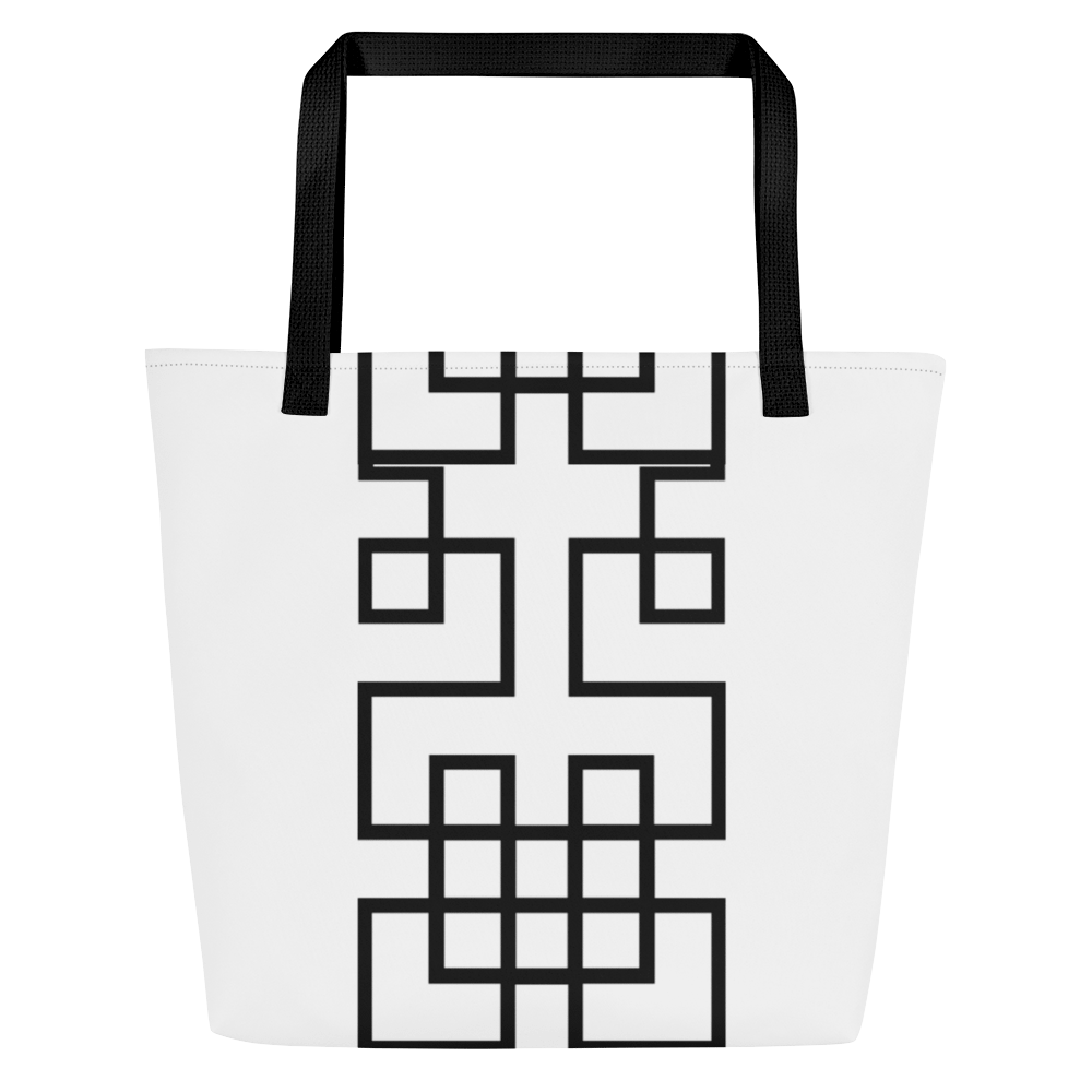 Symmetric Geometric All-Over Tote Bag product image (1)