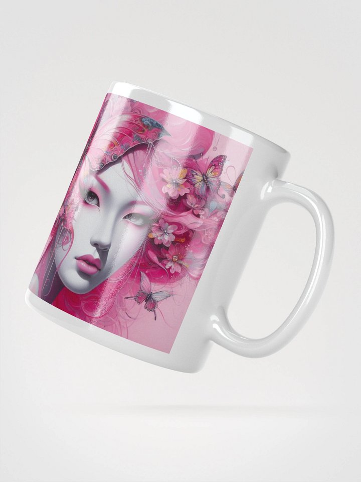 Pink Butterfly Mug product image (6)