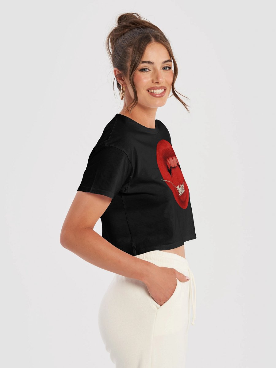 Anita Crop Top - Classic Logo in Black product image (6)
