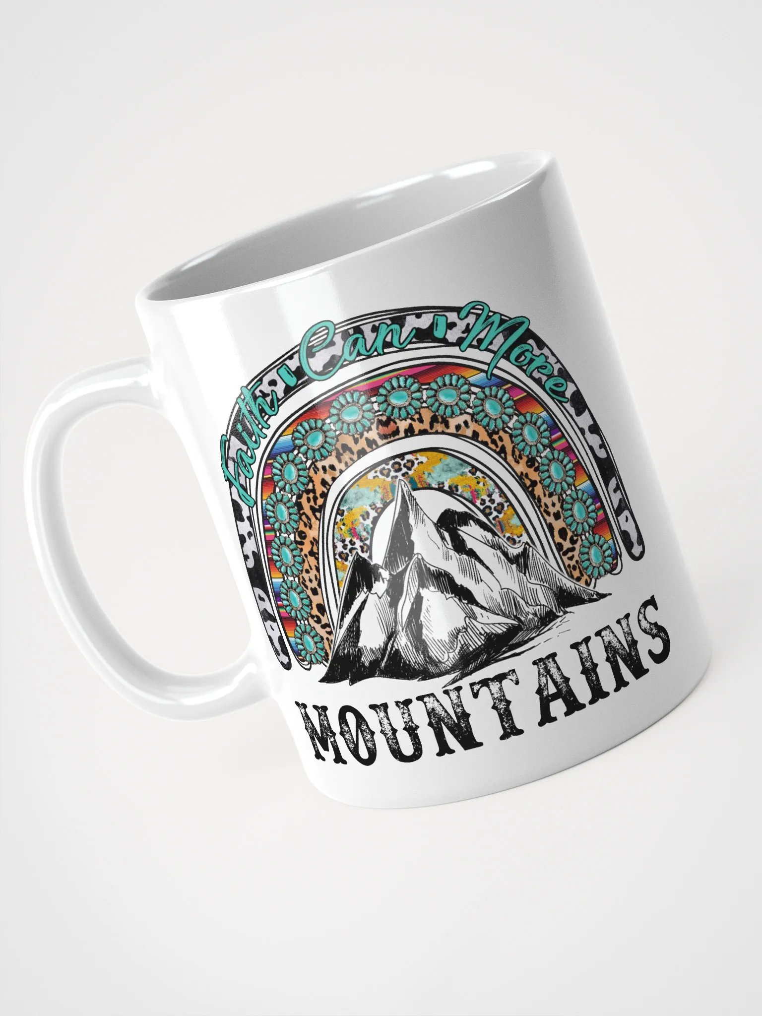 Faith Can Move Mountains - White Mug product image (1)
