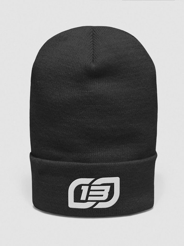Infinity 13 Beanie (White Logo) product image (4)