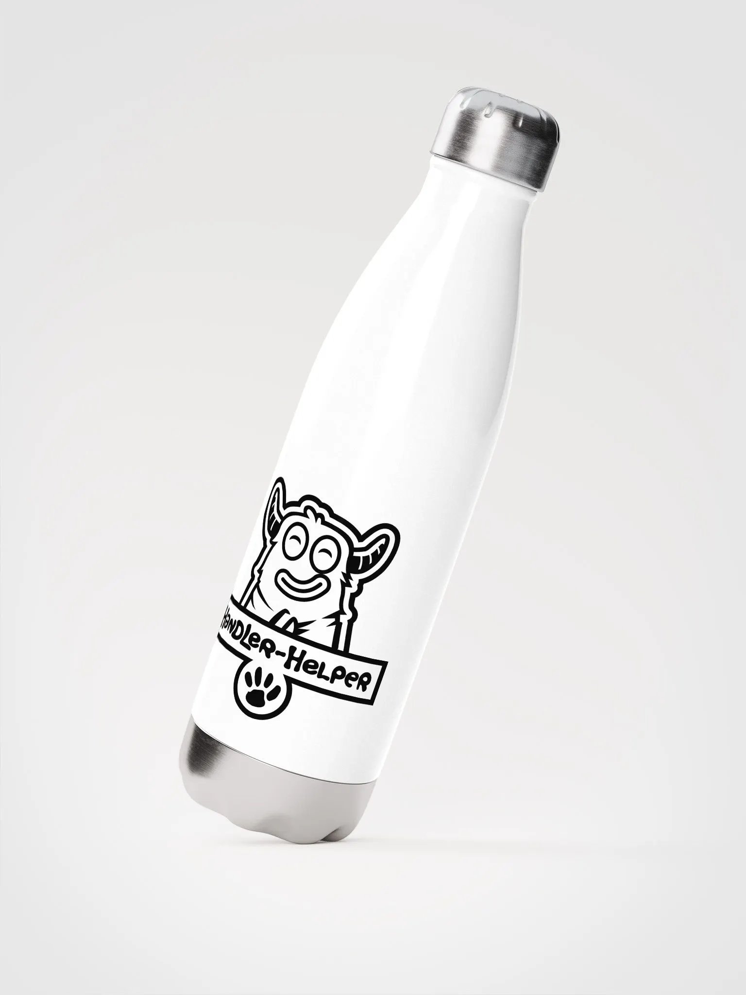 Handler-Helper Badge Black Logo Water Bottle product image (2)