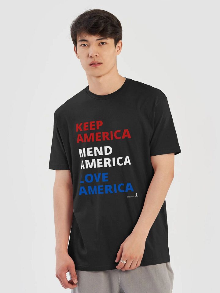 KAMALA Keep Mend Love America Supersoft Slim Fit T-Shirt product image (1)