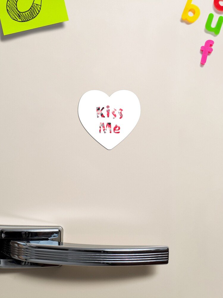 Kiss Me Text On White product image (12)