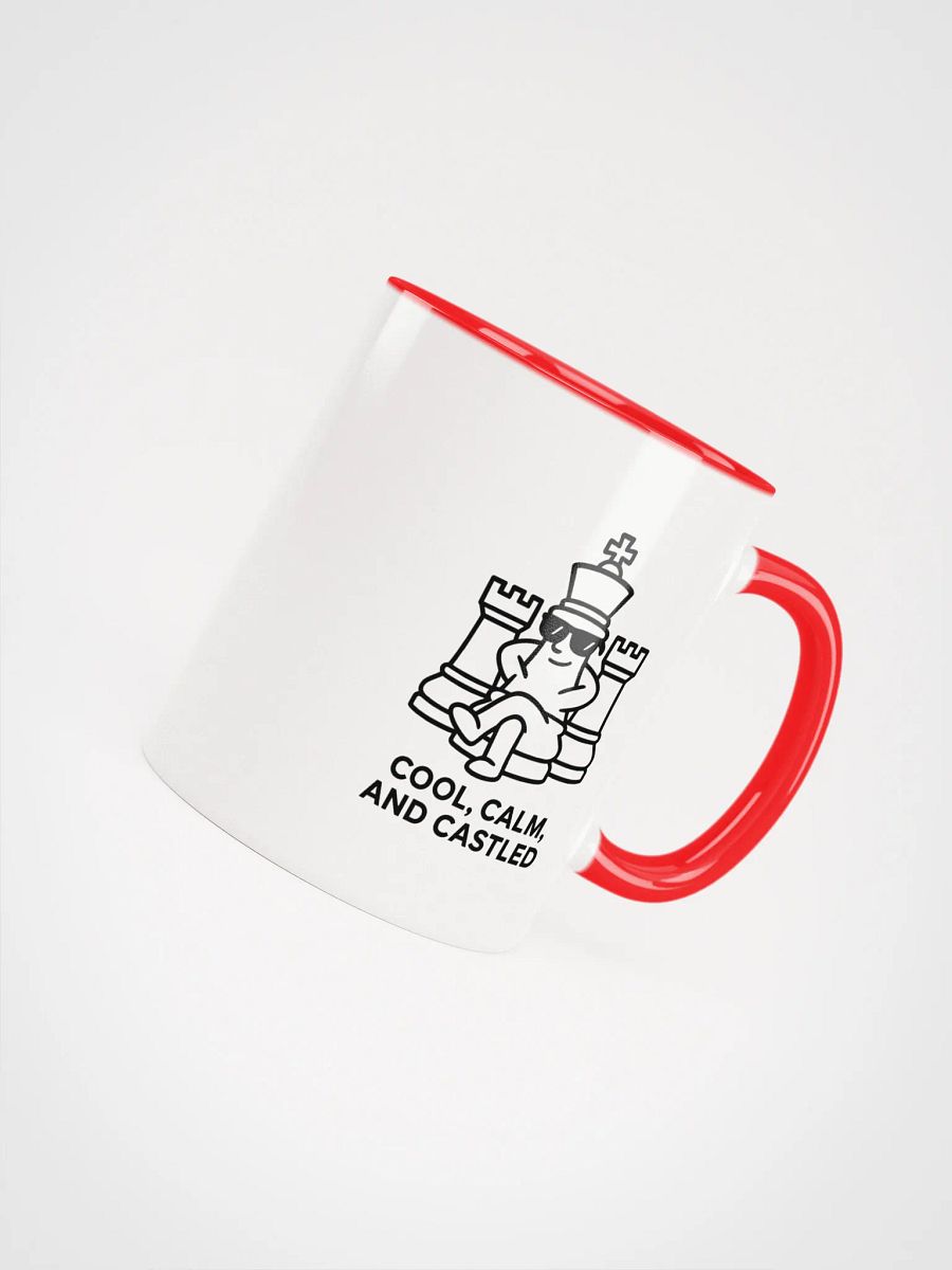 Cool, Calm, and Castled - Ceramic Mug with Color Inside product image (4)