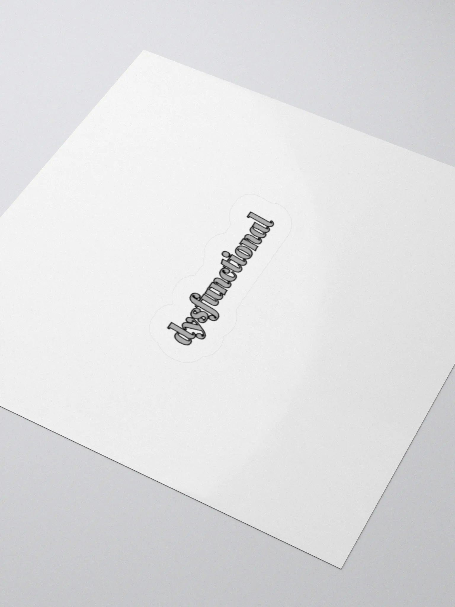 dysfunctional. Sticker product image (3)