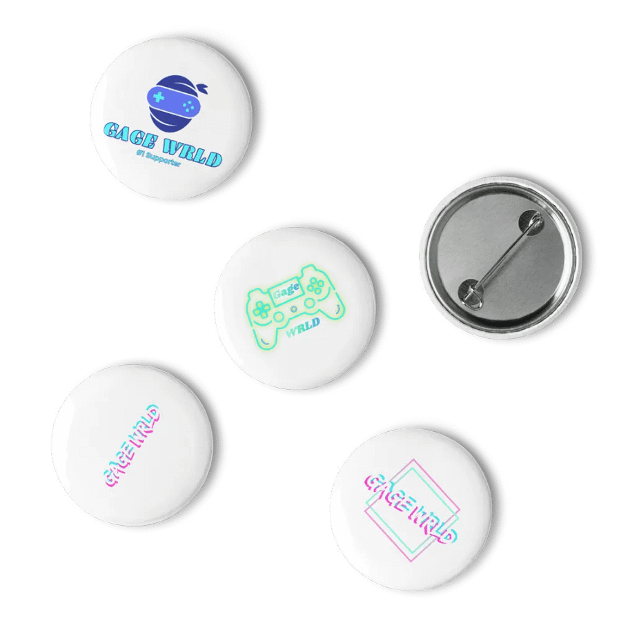 Gage WRLD Set of Pin Buttons product image (6)