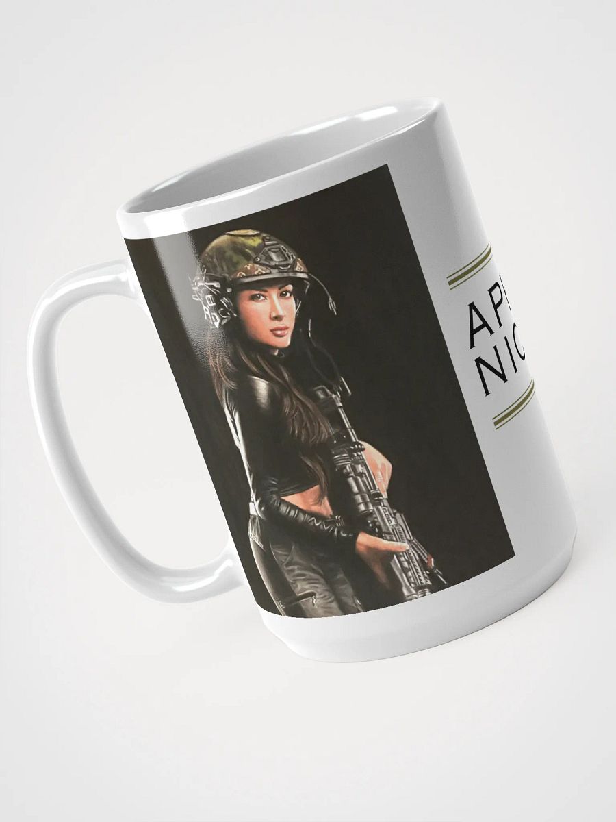 Shadow Hunter - April Nicol Pastel Portrait Mug (15 oz) product image (3)