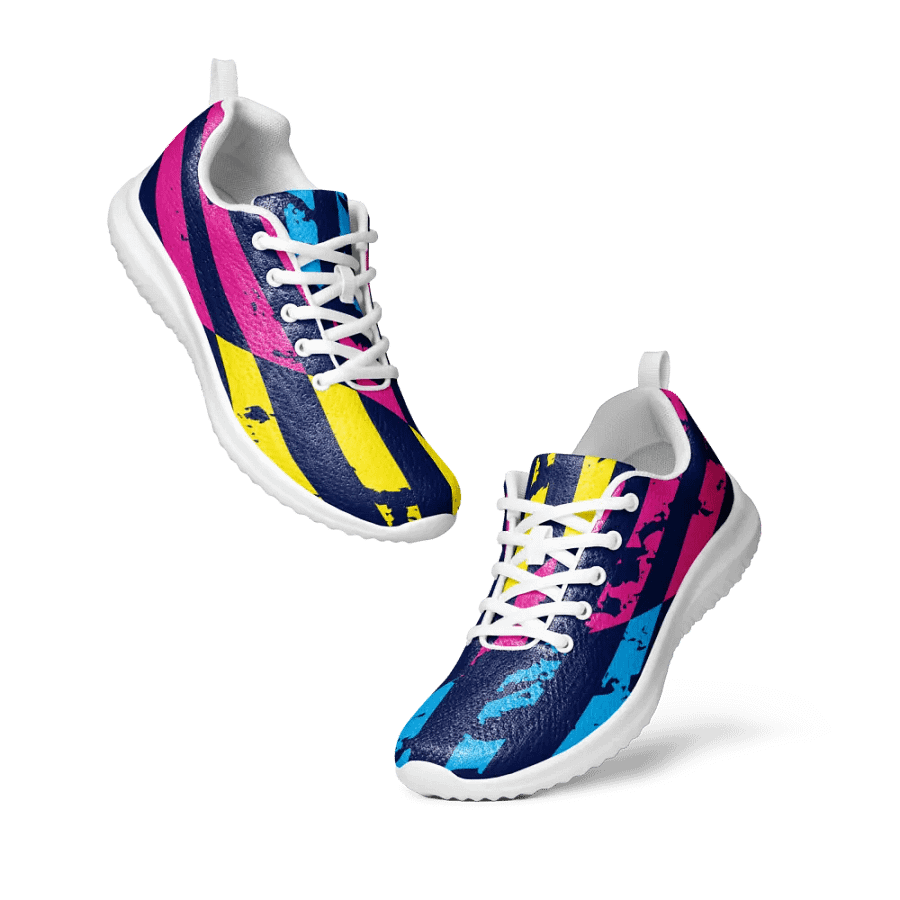 Grunge Stripes Men's Athletic Shoes product image (9)