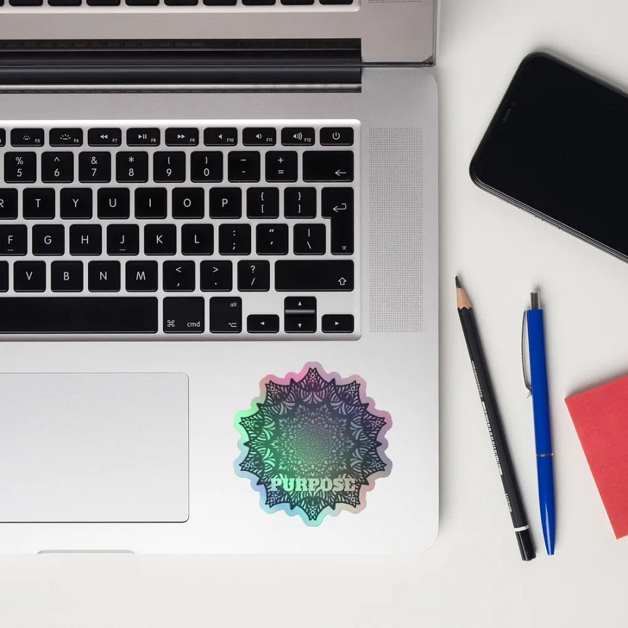 Purpose Mandala Holographic Sticker Set product image (10)